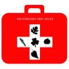 Foraged first aid kit safety first