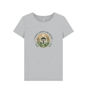 Womens T-shirt - Grey Front Logo