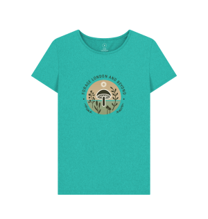 Womens T-shirt Green Front Logo