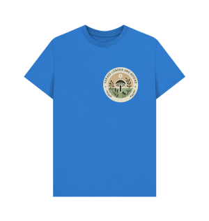 Mens T-shirt Bright Blue