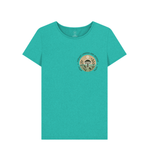 Womens T-shirt - Turquoise Green