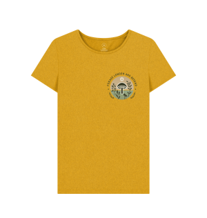 Womens T-shirt - Mustard Yellow